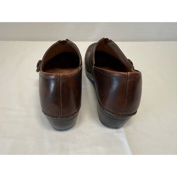 Dansko Solstice Brown Leather Clog, Women's Size 40 - Picture 4 of 8